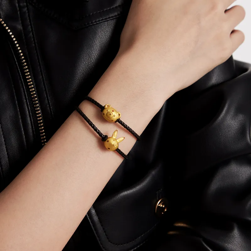 CHOW TAI FOOK Gold Bracelet Unisex-6