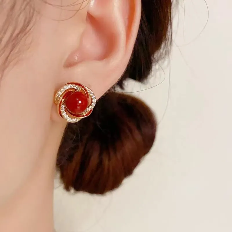 SHARK BABY Resin Stud Earrings Women's-1