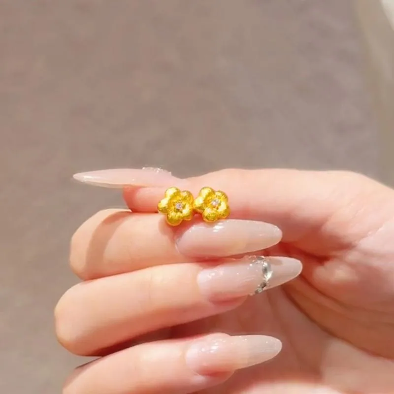 DAN DREAM Alloy Stud Earrings Women's-5