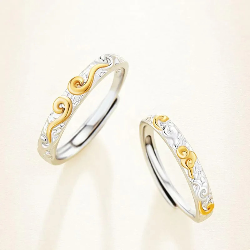 SHARK BABY S999 Fine Silver Rings Unisex-4