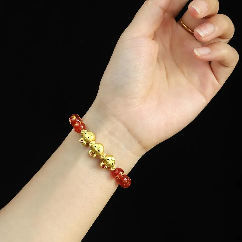 SHARK BABY Agate Bracelets Unisex-16