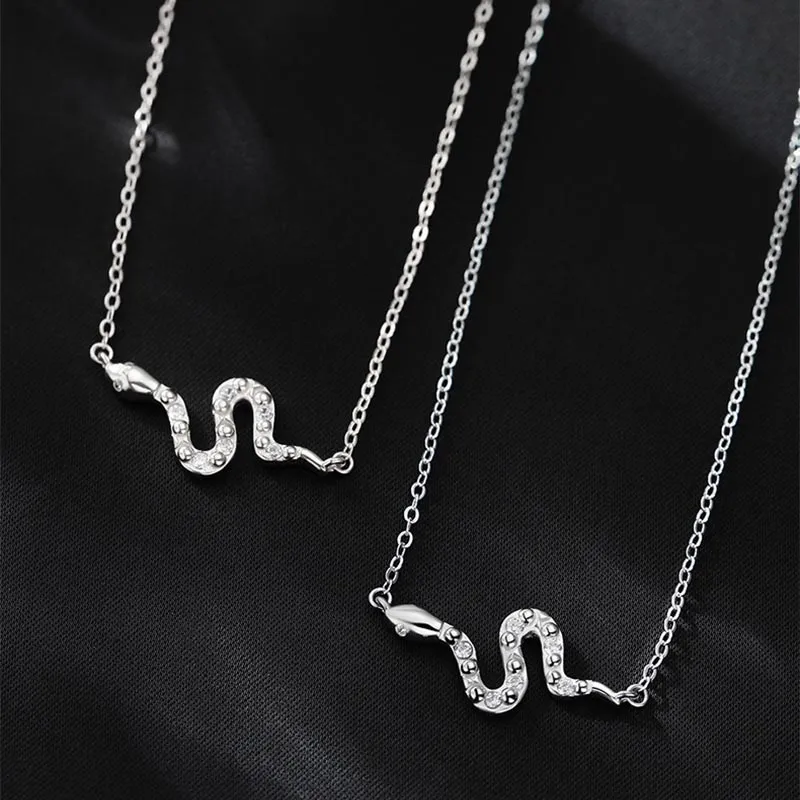 SHARK BABY S925 Silver Necklaces Unisex-7
