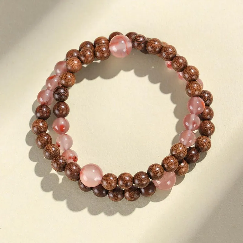 SHARK BABY Golden Sandalwood Bracelets Women's-6