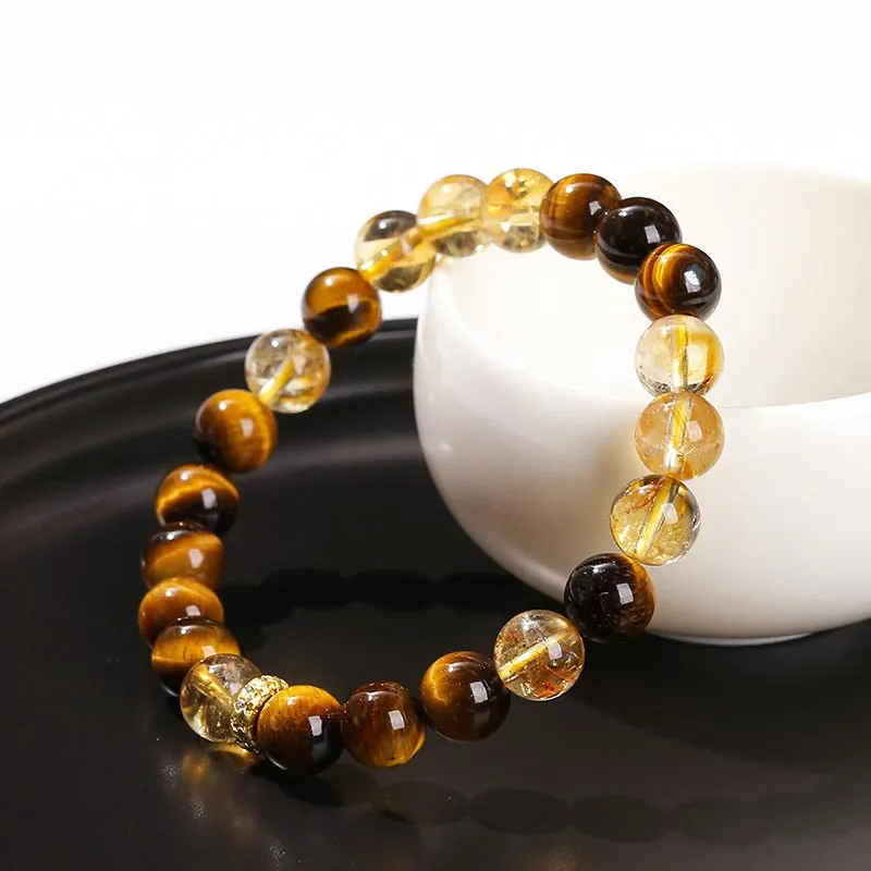 DAN DREAM Tiger's Eye Stone Bracelets Women's-2