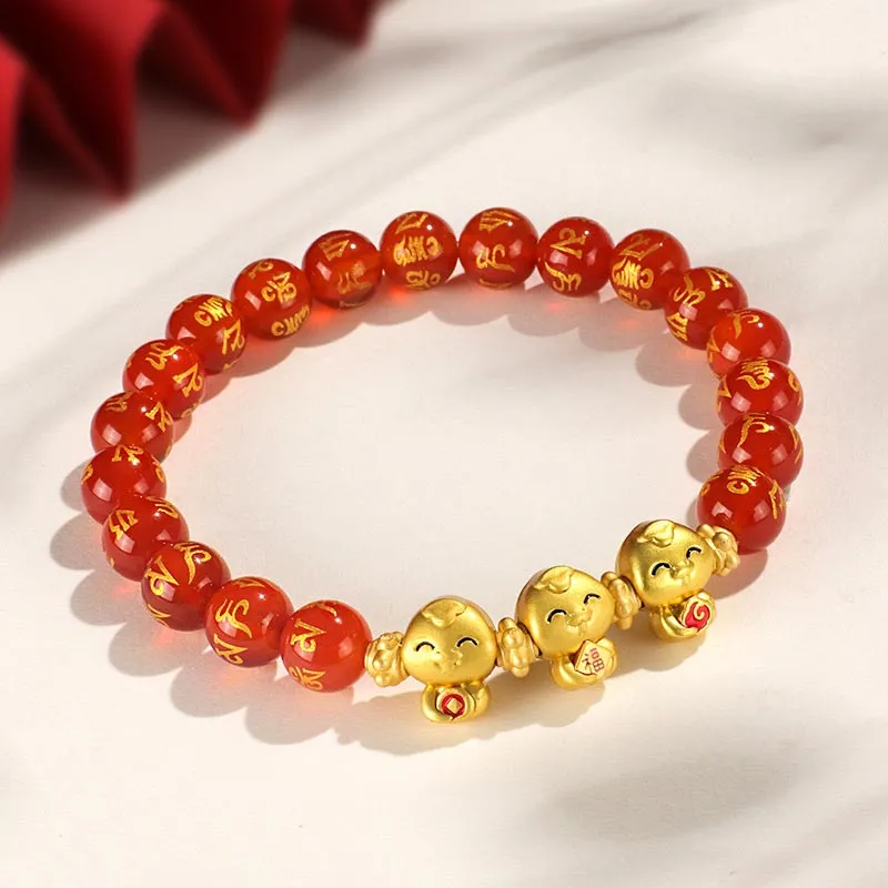 SHARK BABY Agate Bracelets Unisex-6