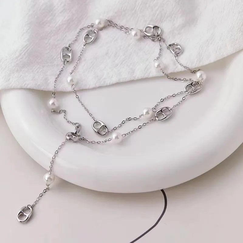 DAN DREAM Faux Pearl Necklaces Women's-5