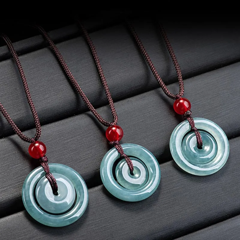 SHARK BABY Glutinous Jade Necklaces Unisex-4