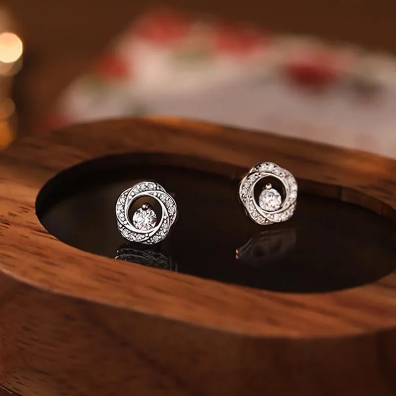 SHARK BABY S999 Fine Silver Stud Earrings Women's-7