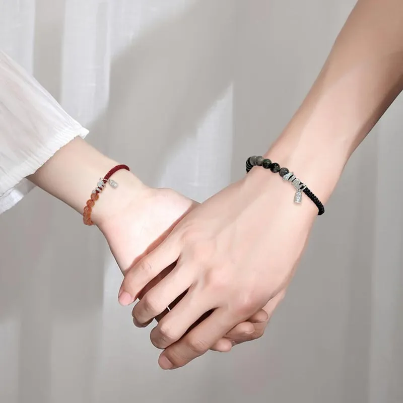 SHARK BABY Strawberry Quartz Bracelets Unisex-2