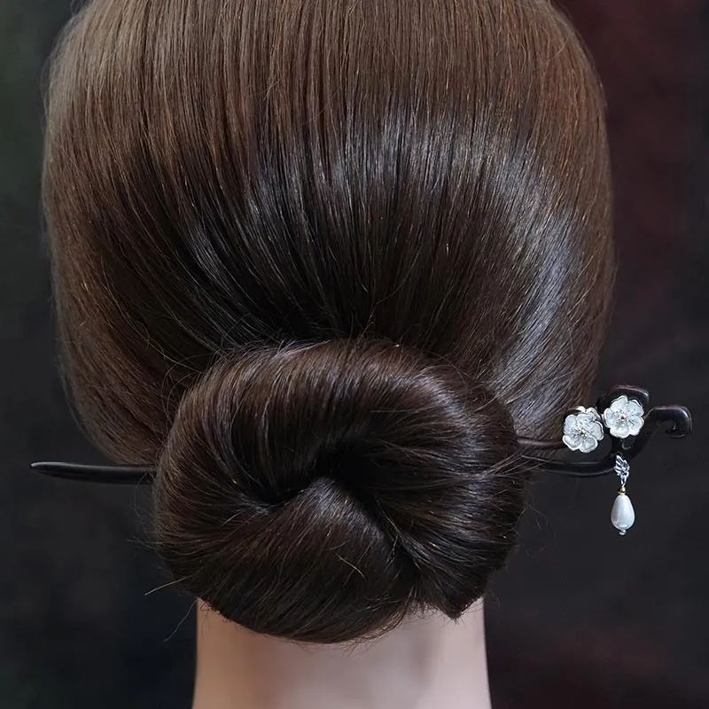 DAN DREAM Shell Pearl Pearl Hairpins Women's-3