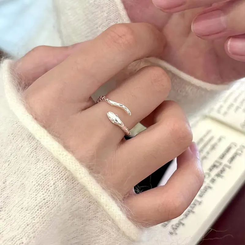 SHARK BABY S925 Silver Rings Unisex-3