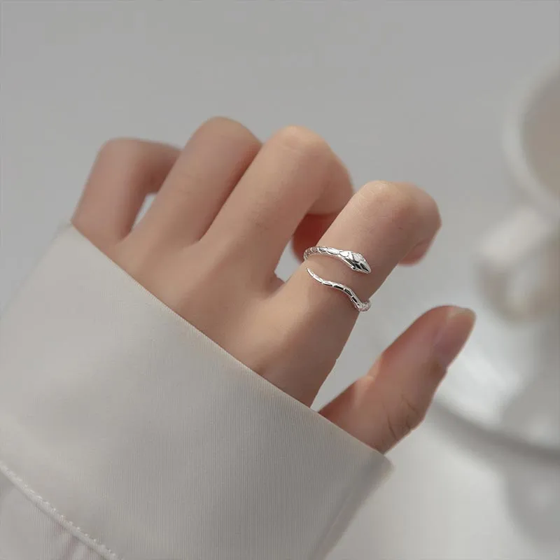 SHARK BABY S925 Silver Rings Unisex-4