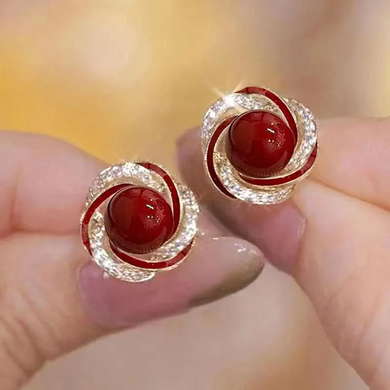 SHARK BABY Resin Stud Earrings Women's-5