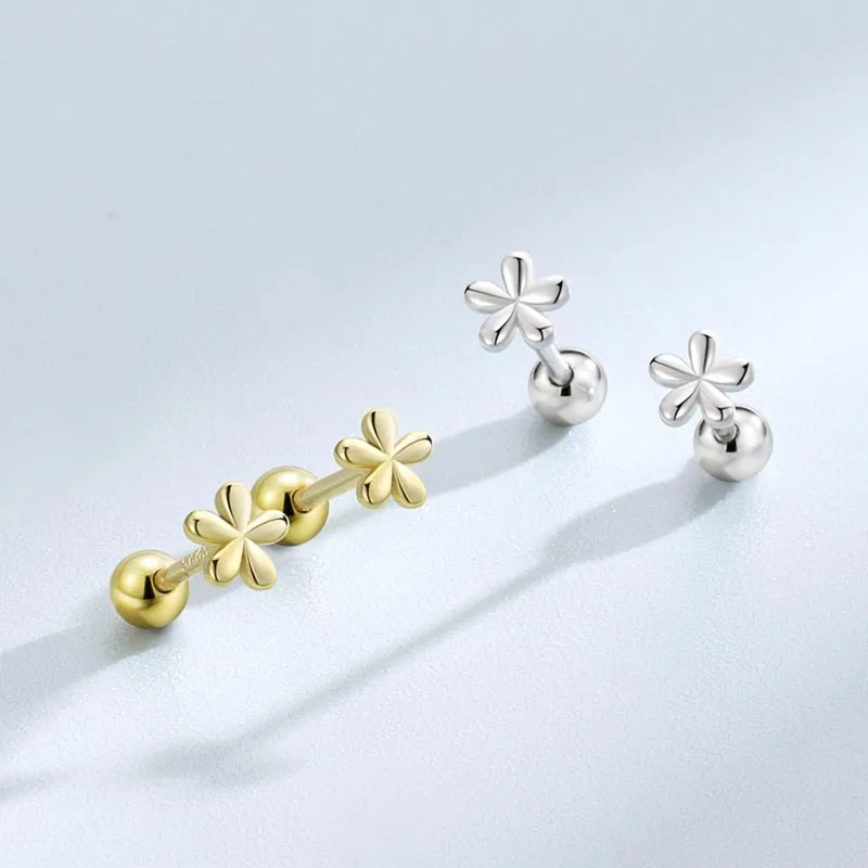 SHARK BABY S925 Silver Stud Earrings Women's-8