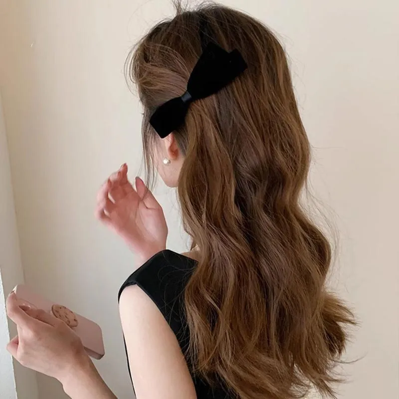 DAN DREAM Velour Hair Clips Women's-3