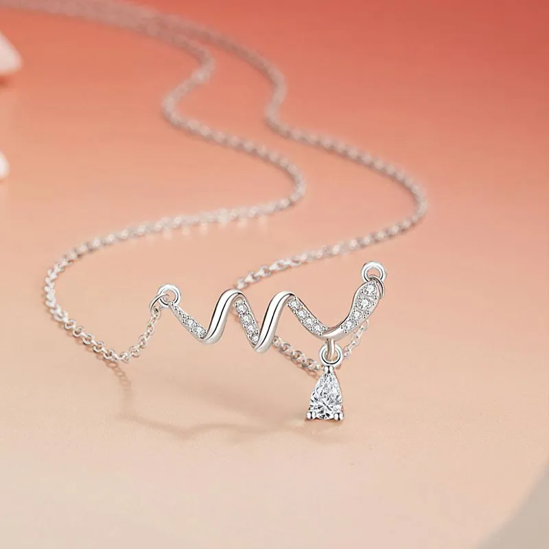 DAN DREAM S925 Silver Necklaces Women's-6