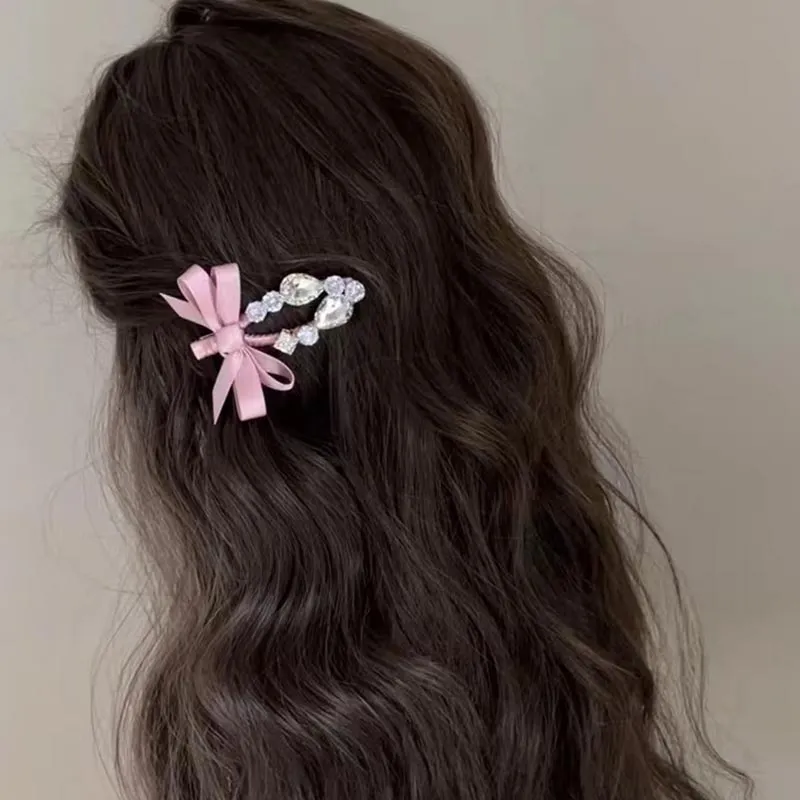 DAN DREAM Fabric Rhinestone Hair Clips Women's-1