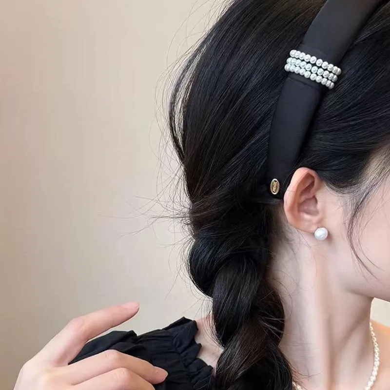 DAN DREAM Faux Pearl Headbands Women's-2