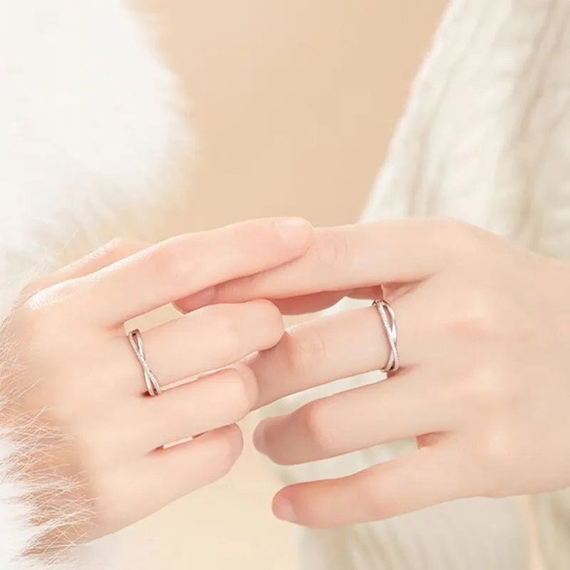 DAN DREAM S999 Fine Silver Rings Unisex-1
