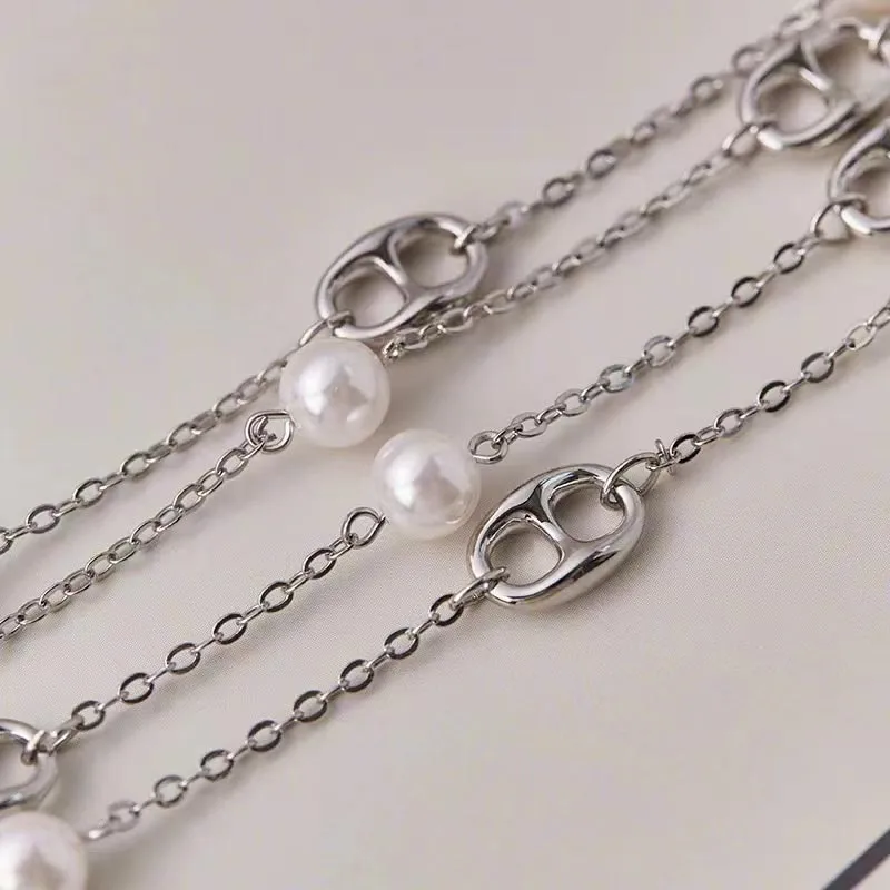 DAN DREAM Faux Pearl Necklaces Women's-6