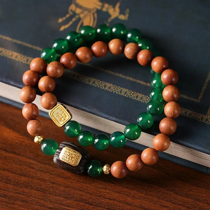 SHARK BABY Sandalwood Wooden Bracelets Unisex-6
