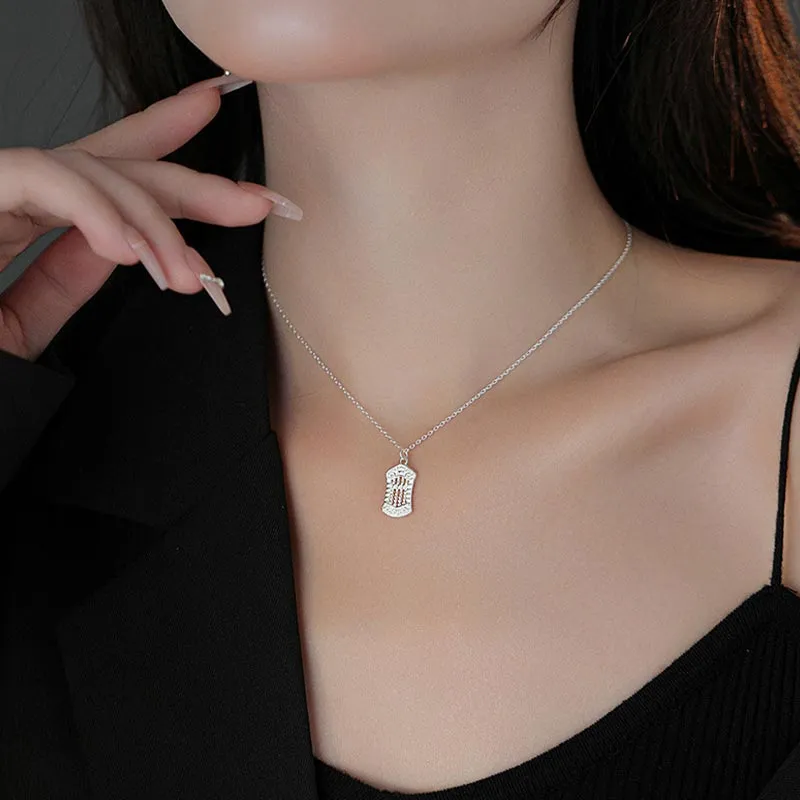 SHARK BABY S925 Silver Necklaces Unisex-3