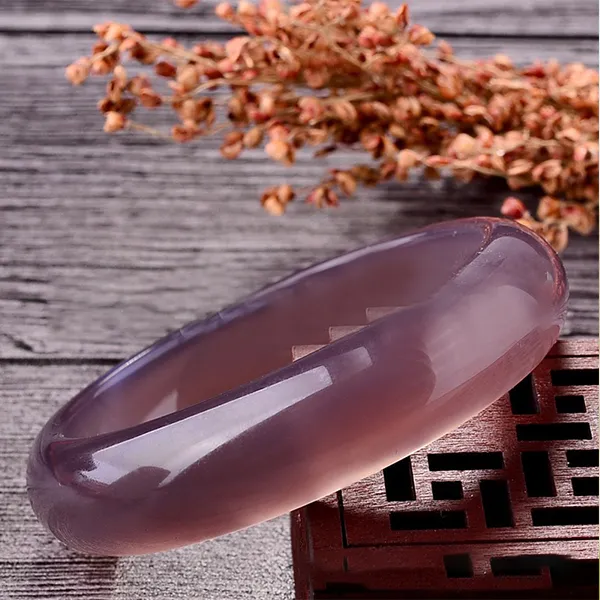 DAN DREAM Agate Chalcedony/Crystal/Jade Bangle Women's-9