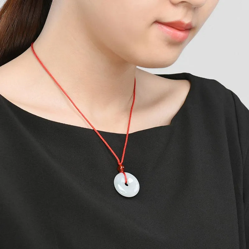 SHARK BABY Glutinous Jade Necklaces Unisex-10