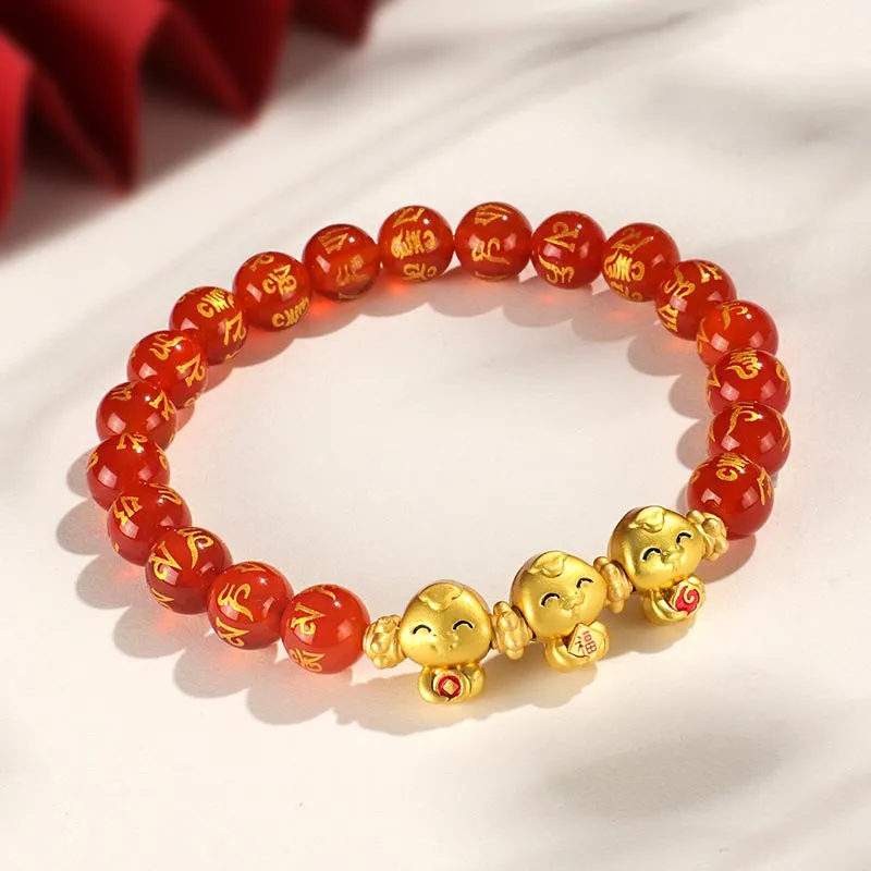 SHARK BABY Agate Bracelets Unisex-17