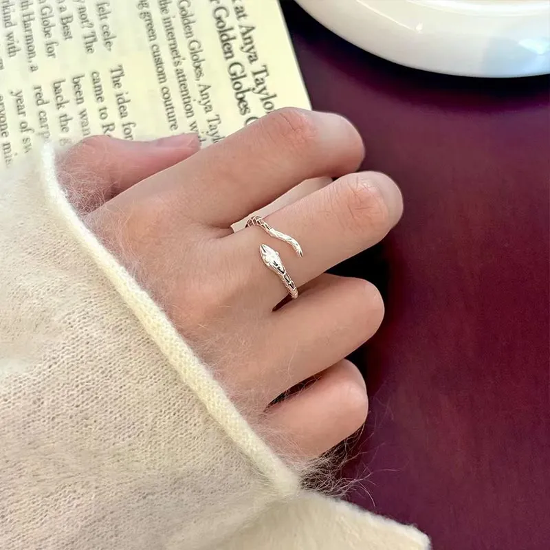 SHARK BABY S925 Silver Rings Unisex-2