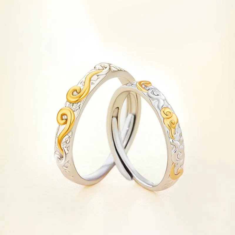 SHARK BABY S999 Fine Silver Rings Unisex-6