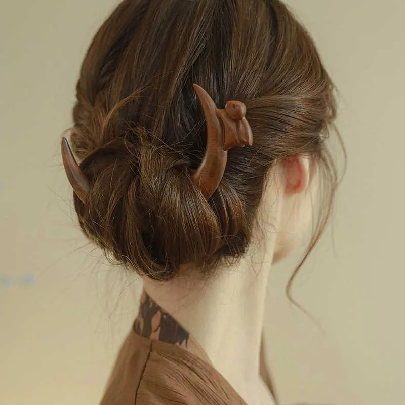 DAN DREAM Wooden Hairpins Women's-1