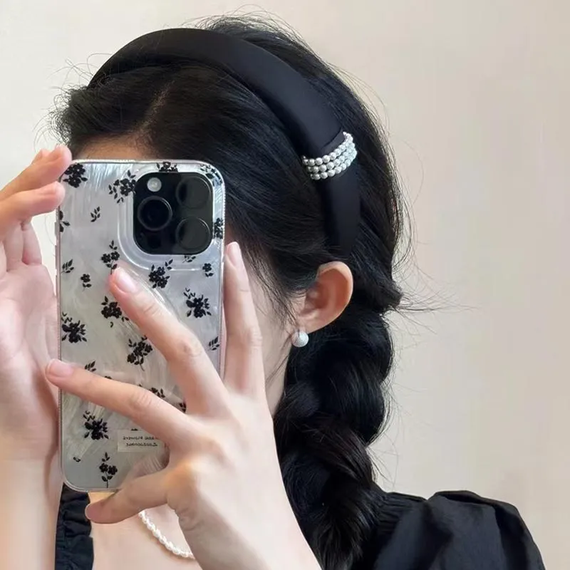 DAN DREAM Faux Pearl Headbands Women's-1