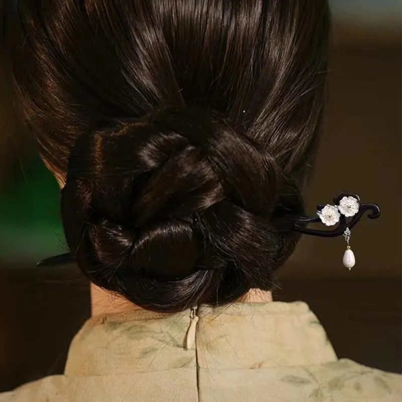 DAN DREAM Shell Pearl Pearl Hairpins Women's-1