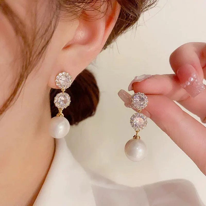 SHARK BABY S925 Silver Stud Earrings Women's-3