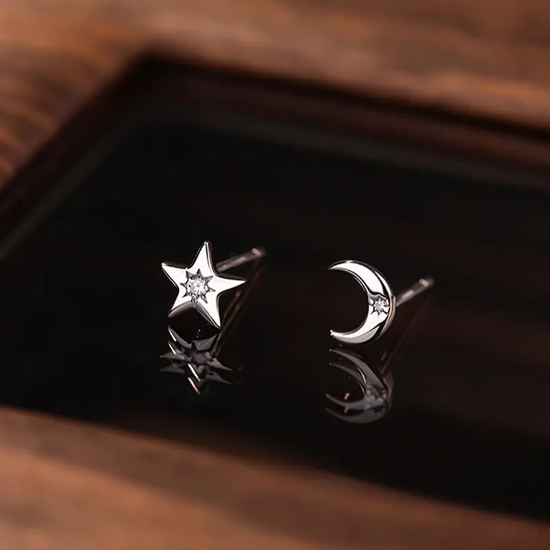 DAN DREAM S999 Fine Silver Stud Earrings Women's-6
