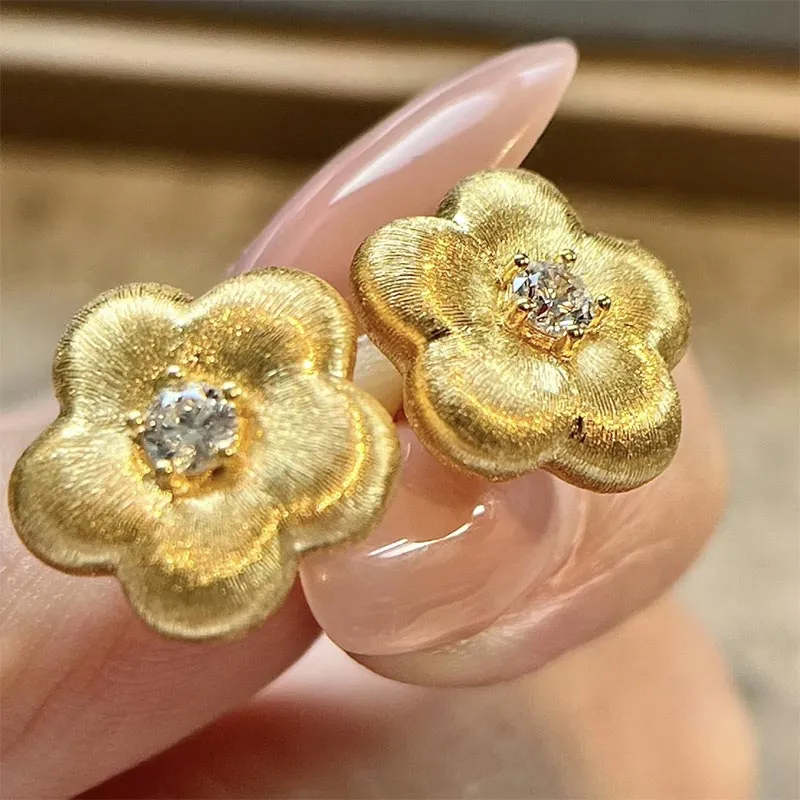 DAN DREAM Alloy Stud Earrings Women's-10
