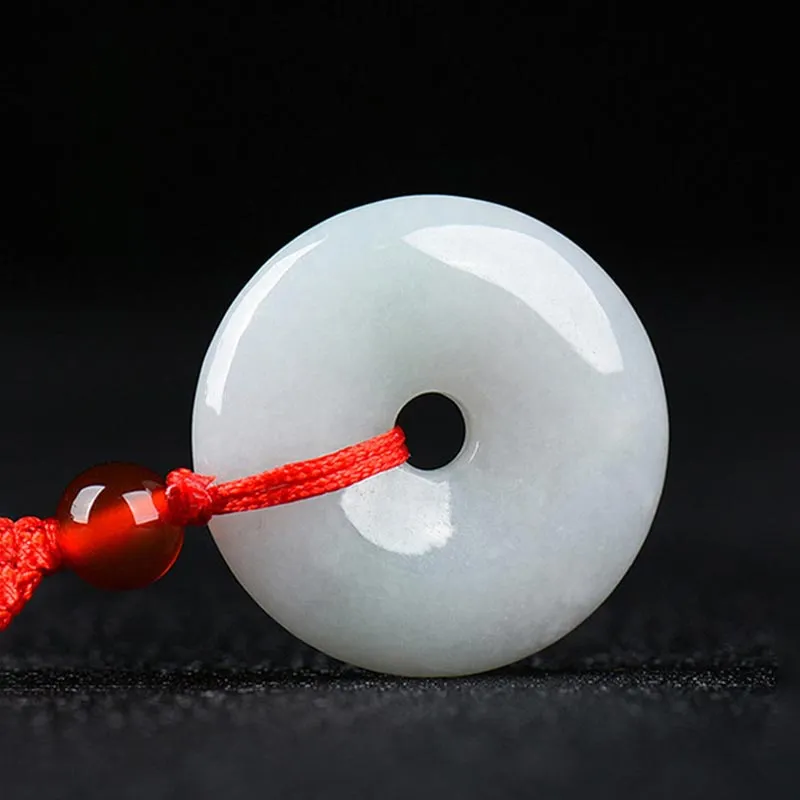 SHARK BABY Glutinous Jade Necklaces Unisex-5