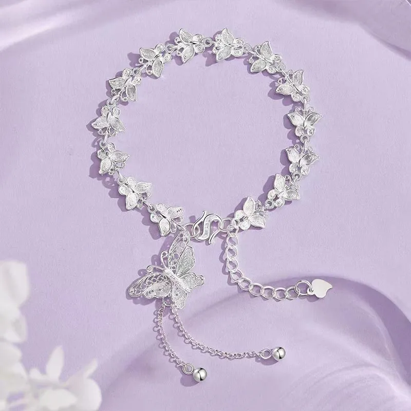 SHARK BABY S999 Fine Silver Bracelets Women's-5