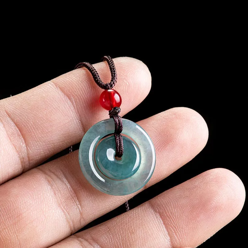 SHARK BABY Glutinous Jade Necklaces Unisex-2