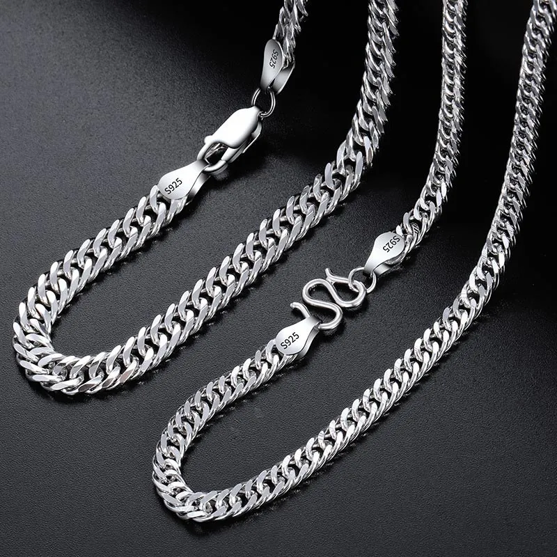 SHARK BABY S925 Silver Necklaces Unisex-7