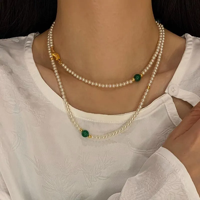 DAN DREAM Faux Pearl Necklaces Women's-1