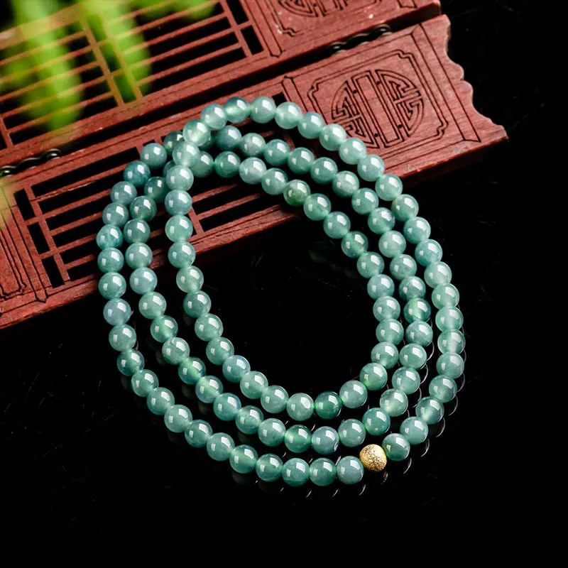 SHARK BABY Glutinous Jade Collarbone Chain Necklace Unisex-7