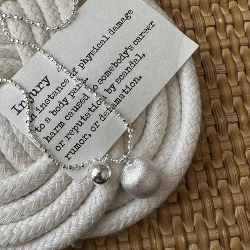 DAN DREAM S925 Silver Necklaces Women's-6