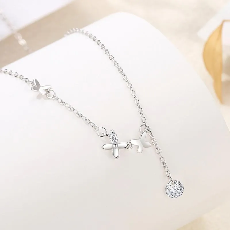 SHARK BABY S999 Fine Silver Necklaces Women's-5