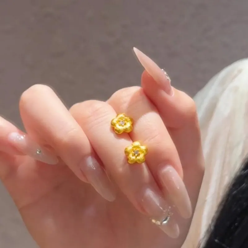 DAN DREAM Alloy Stud Earrings Women's-7
