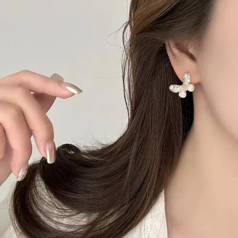 DAN DREAM Enamel Clip On Earrings Women's-2