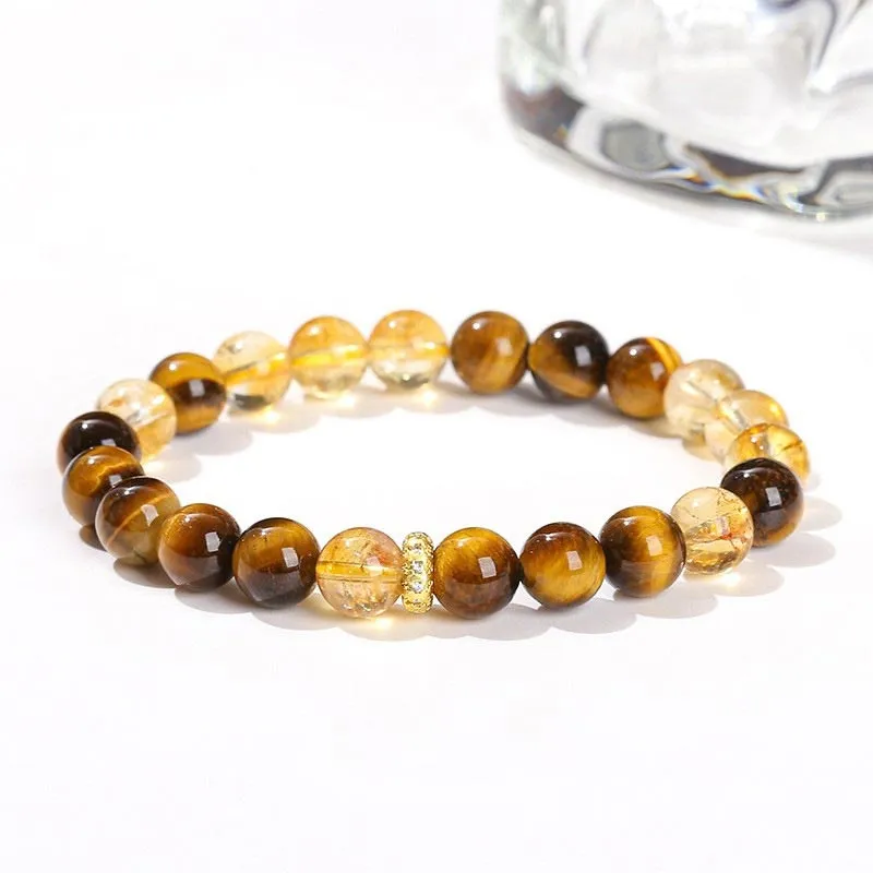 DAN DREAM Tiger's Eye Stone Bracelets Women's-7