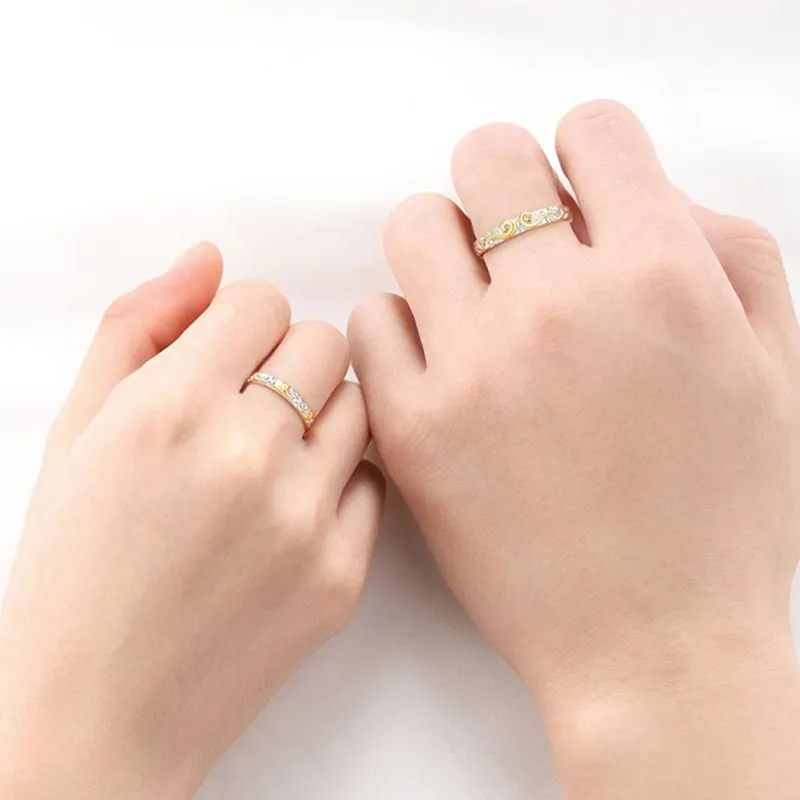 SHARK BABY S999 Fine Silver Rings Unisex-3