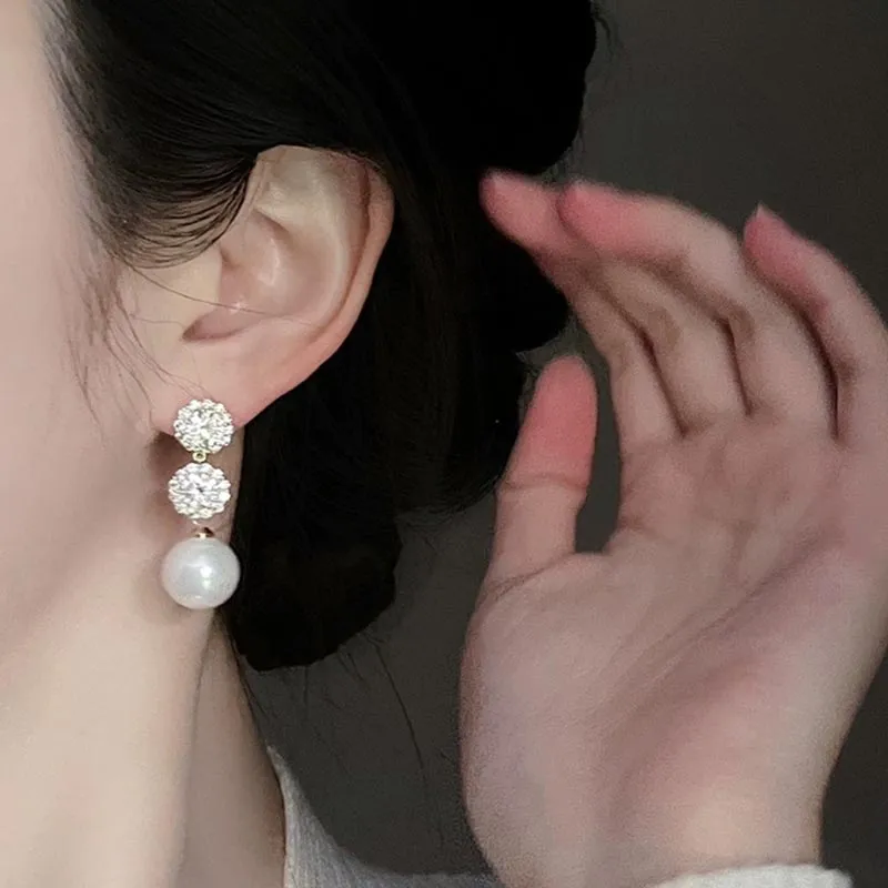SHARK BABY S925 Silver Stud Earrings Women's-2